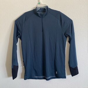 ON Cloud Men’s 1/4 Zip pullover Weather Shirt Size XL